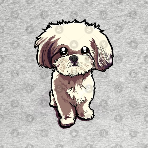 Shih Tzu by binarygod